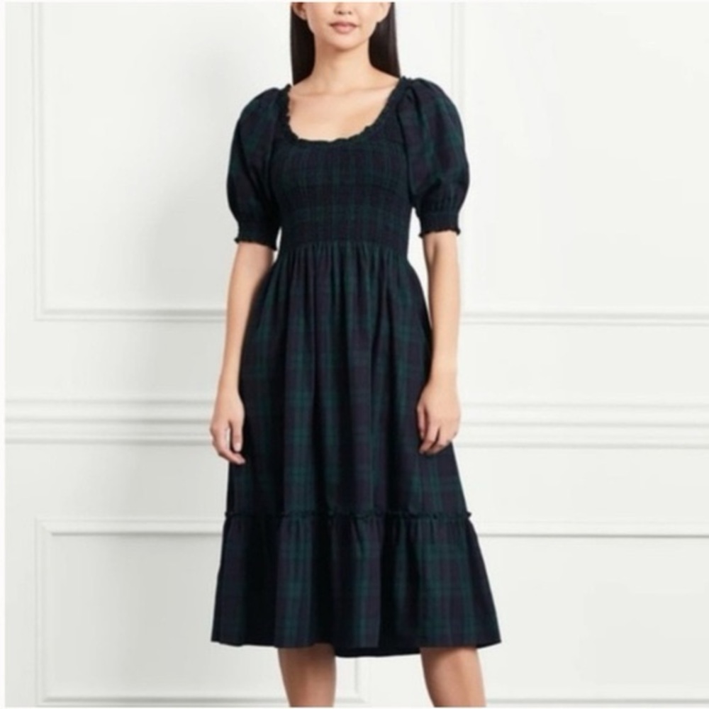 Louisa Nap Dress Blackwater Tartan